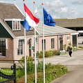Flying the Dutch and EU flags